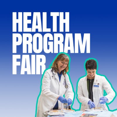 Two PAs working with lab materials